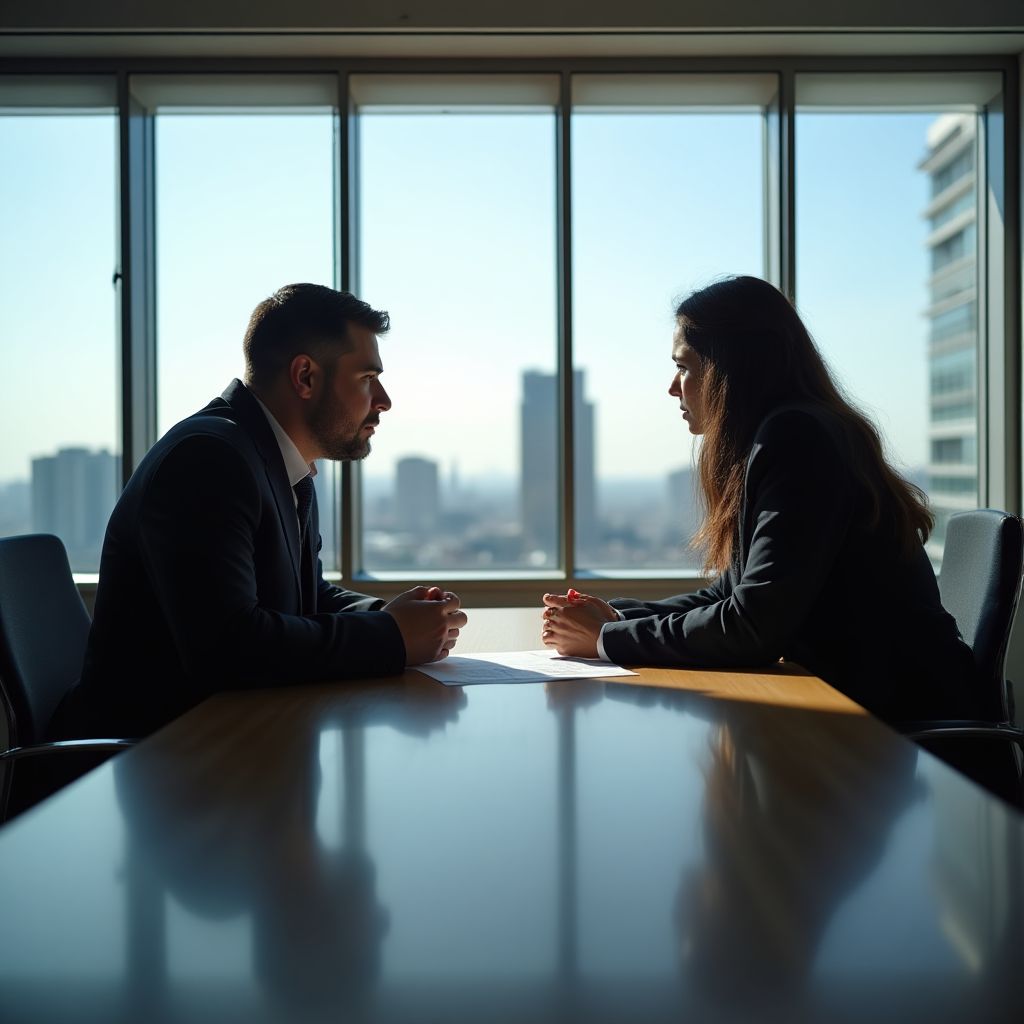 Fundadores de ConsultRosario en su oficina